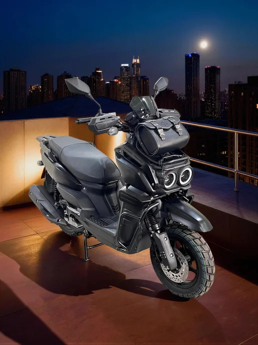 ТЕХНОМОТОРФ Скутер VECTOR 1.0 GREEN 150 см3 (49,9 см3), черный, фото 4