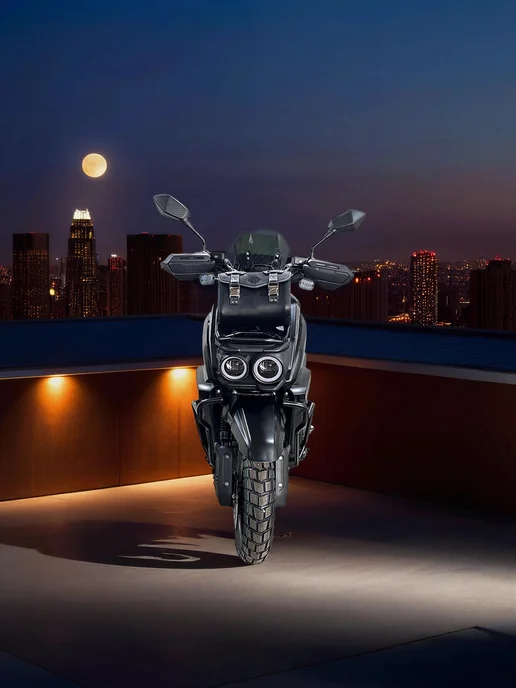 ТЕХНОМОТОРФ Скутер VECTOR 1.0 GREEN 150 см3 (49,9 см3), черный, фото 6