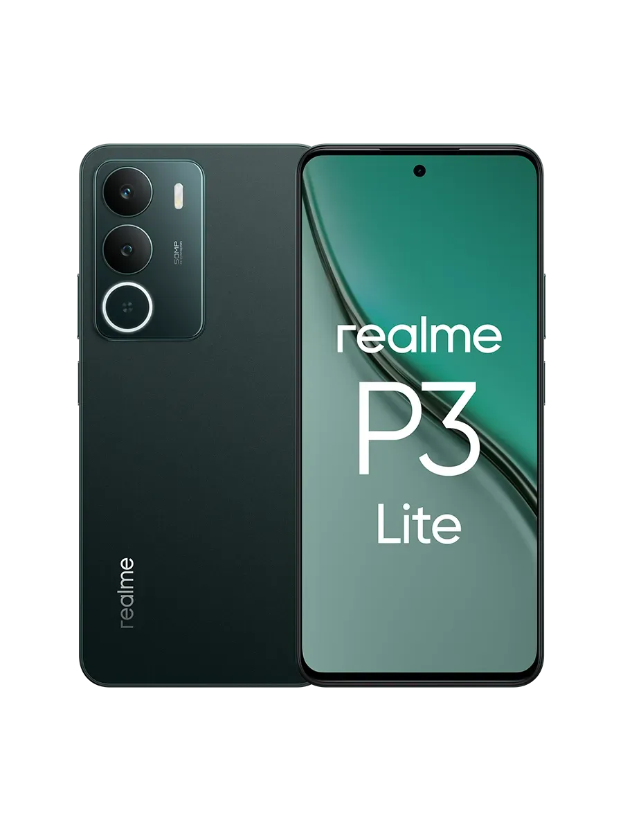 Смартфон P3 Lite 4 128 ГБ, зеленая сосна Realme 649967392 купить в интернет‑магазине Wildberries