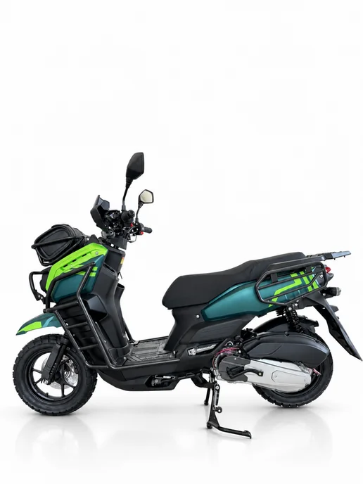 ТЕХНОМОТОРФ Скутер TANK VECTOR 3 Grey 49 (170) см3, бензиновый, зеленый, фото 2