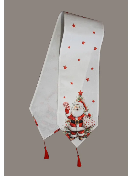 Дорожка новогодняя для стола 180х30 см, 180x30 см, фото 3
