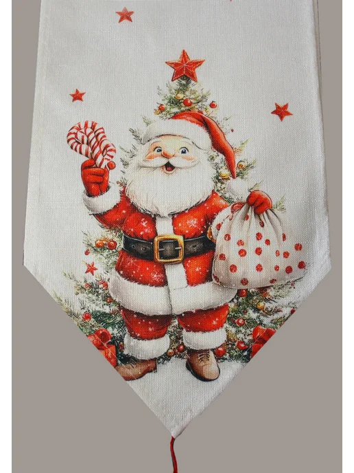 Дорожка новогодняя для стола 180х30 см, 180x30 см, фото 4