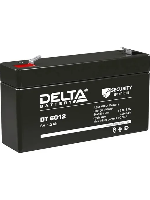 DELTA BATTERY Аккумуляторная батарея для ИБП DT 6012, вариант, фото 2