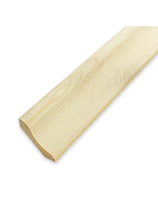 Плинтус гладкий деревянный 60х11х2200мм сорт ЭКСТРА 20шт, 60x11x2200 мм, 20 шт, фото 2