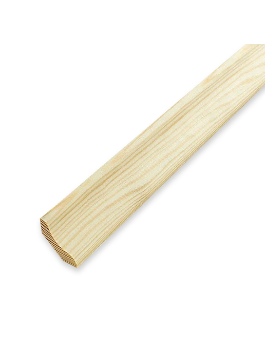 Плинтус гладкий деревянный 40х11х2200мм сорт ЭКСТРА 20шт, 40x11x2200 мм, 20 шт, фото 2