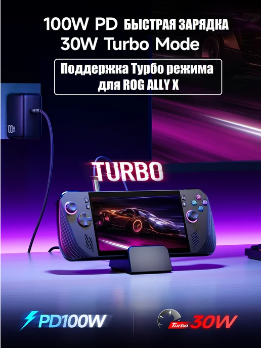 JSAUX Док-станция 6 в 1 для ROG Ally X, Steam Deck модульная, черный, фото 8