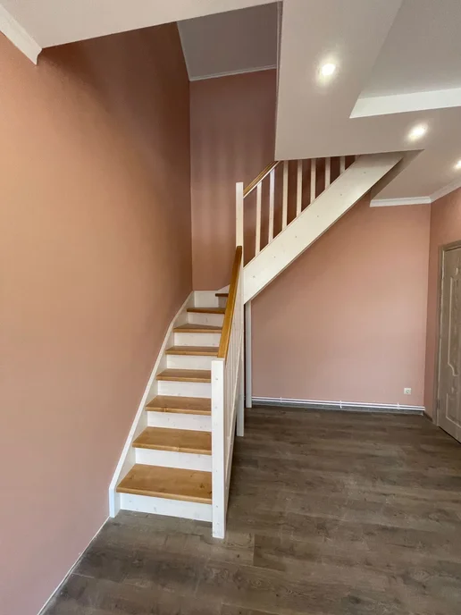 StairShop Лестница деревянная межэтажная проем 770х2270 мм (правая), 770x2270 мм, фото 8