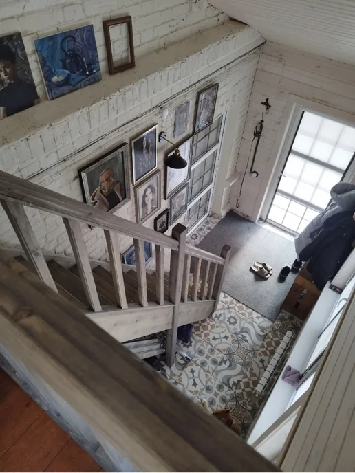 StairShop Лестница деревянная межэтажная проем 770х1910 мм (левая), 770x1910 мм, фото 7
