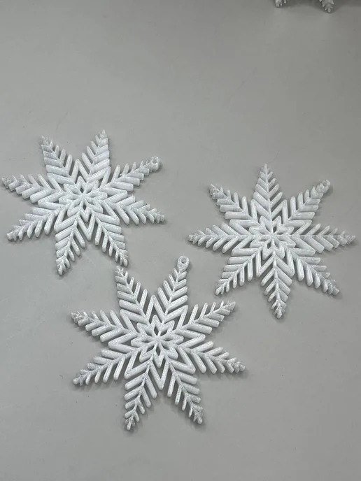 Снежинки 7 шт, 7 шт, фото 3