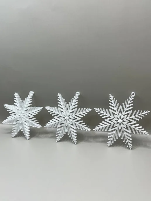Снежинки 7 шт, 7 шт, фото 5