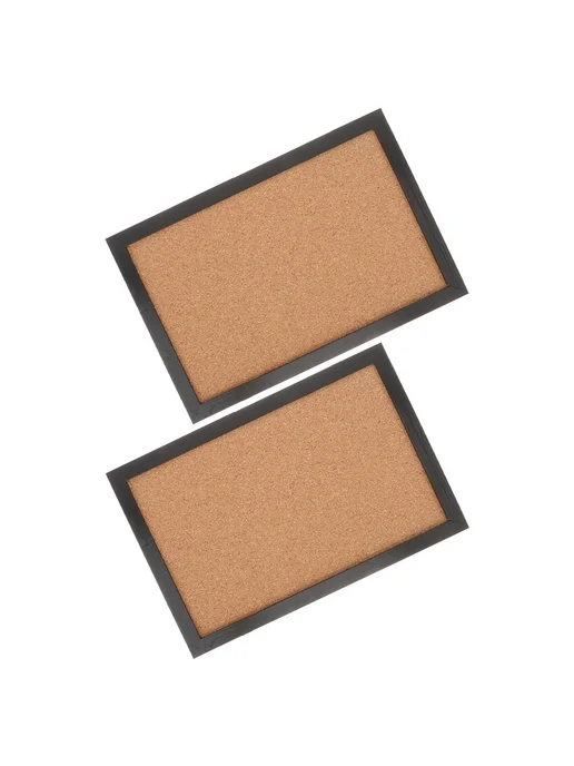 Доска пробковая офисная 2 шт черная 40x30 См, 40x30 см, 2 шт, фото 2