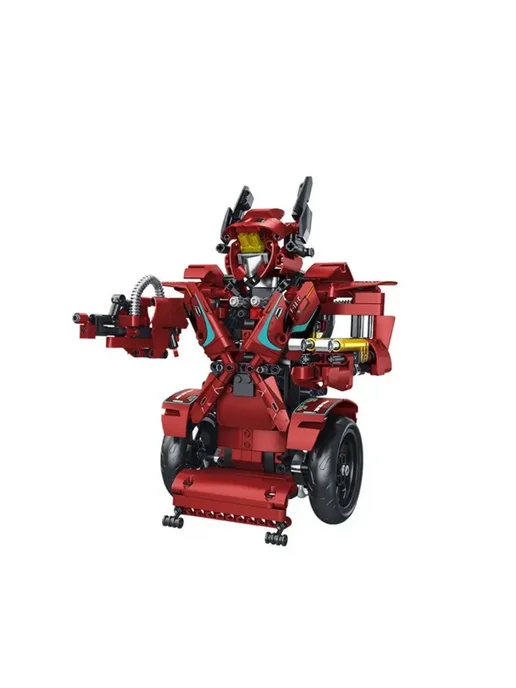 LEGO Конструктор Трансформер Робот-Мотоцикл 3в1 625 деталей, красный, фото 3