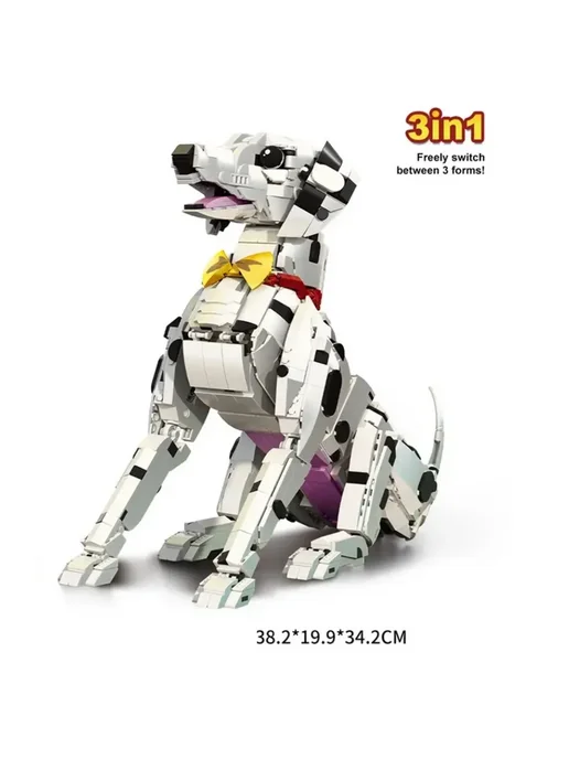 LEGO Конструктор Далматинец 3в1 1869 деталей, белый, фото 4