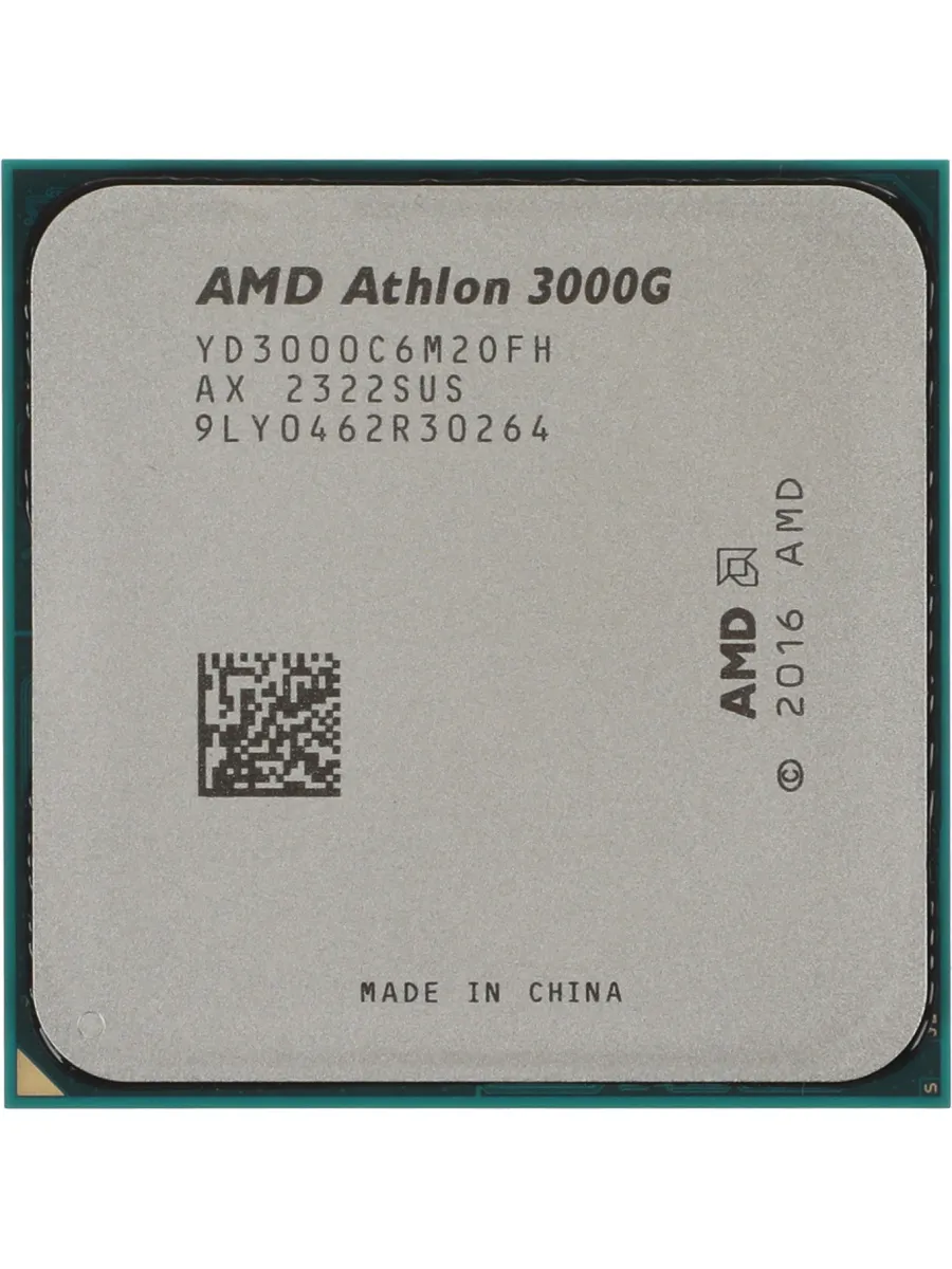 AMD Процессор Athlon 3000G AM4 (YD3000C6M2OFH) (3.5GHz 100MHz Ve