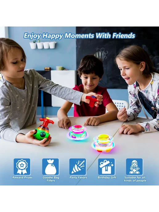 Игрушка Гироскоп 3 шт Пластик, 3 шт