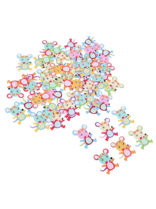 Пуговицы 'Мышки' дерев 3 2x2 6см 50 шт, 2x2, 50 шт, фото 8
