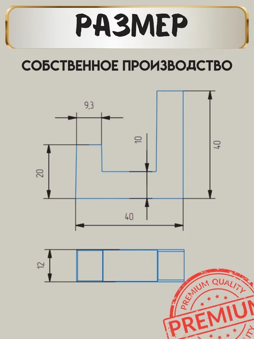 VyatkaLoft Крючки на стену для полотенец и одежды 5штук, черный, фото 3