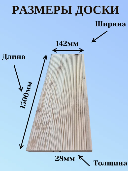 Террасная доска 28мм 142мм 1.1м 1шт Сорт Прима Лиственница, 1,5 м, 2 шт, фото 2