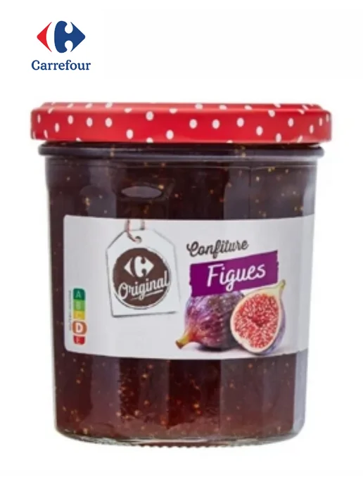 Carrefour Original Карфур конфитюр инжировый с тростниковым сахаром 370 г, 370 г, фото 2