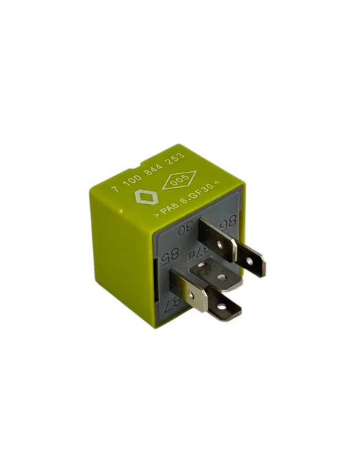 RENAULT Реле 5 контактное желтое 12V 40A Lada, Nissan, желтый, фото 3