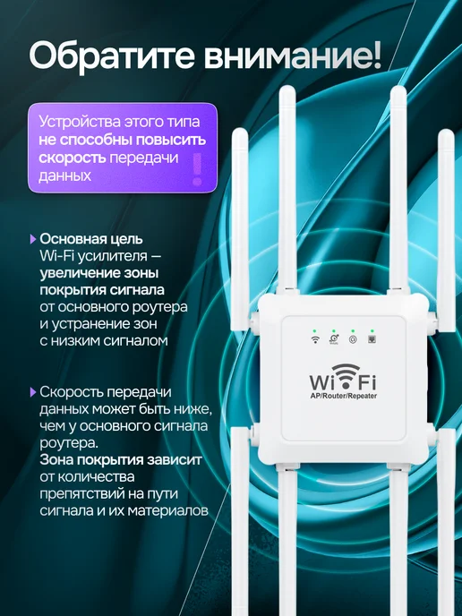 Усилитель wifi сигнала для роутера, белый, фото 4