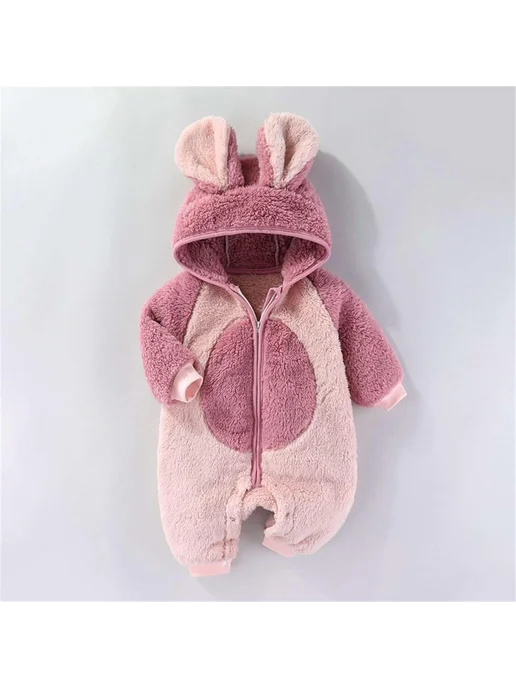 KigiRu кигуруми медведь для малышей, розовый, фото 2