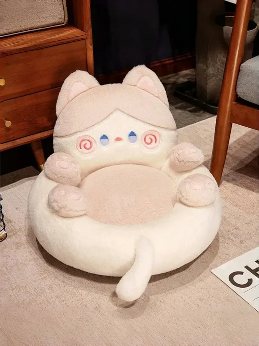 кровать кот для людей большая 50*35cm, серый