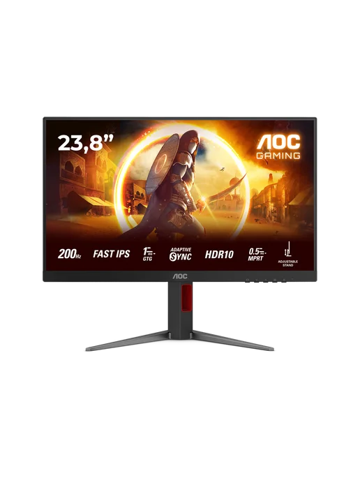 AOC 23.8" Монитор 24G4HA, IPS, 1920x1080, 200Гц (24G4HA), 1920x1080, фото 3