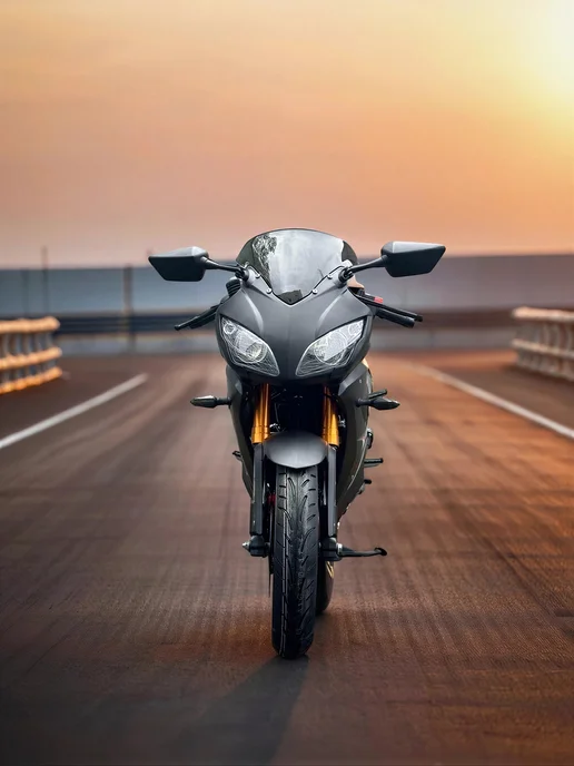 ТЕХНОМОТОРФ Мотоцикл FALCON SPEEDFIRE 250 с ПТС (черный) бензиновый, черный, фото 4