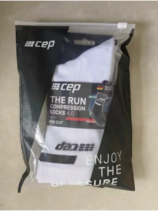 CEP CEPTHE RUN профессиональные спортивные носки для бегунов, белый, фото 4