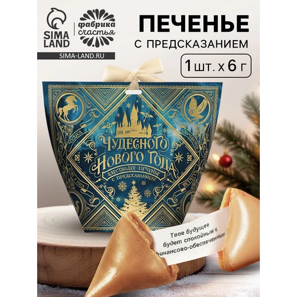 Печенье с предсказанием с кандурином 1 шт.