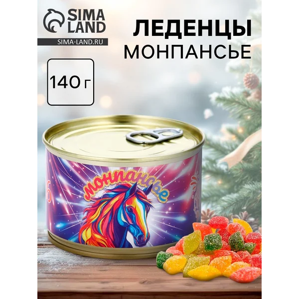 Монпансье карамель леденцовая в консервной банке