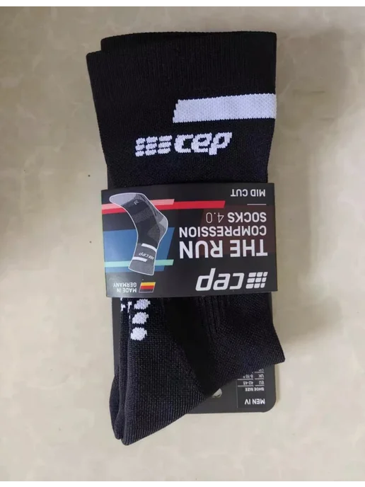 CEP CEPTHE RUN профессиональные спортивные носки для бегунов, черный, фото 3