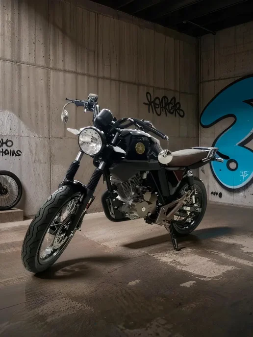 ТЕХНОМОТОРФ Мотоцикл GEAR BLACK 125 с ПТС (кат. А1), черный, фото 3
