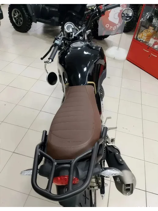 ТЕХНОМОТОРФ Мотоцикл GEAR BLACK 125 с ПТС (кат. А1), черный, фото 6