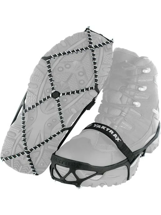 YAKTRAX Ледоступы детские против скольжения на льду, коричневый