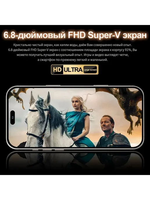 Смартфон Pro Max 16 Pro Max 5/512 ГБ, серый, фото 3