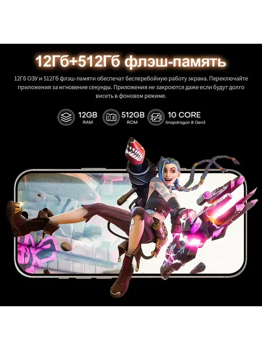 Смартфон Pro Max 16 Pro Max 5/512 ГБ, белый, фото 7