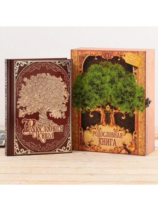 Подарки от Михалыча Родословная книга Знатный род (в шкатулке), коричневый, фото 2