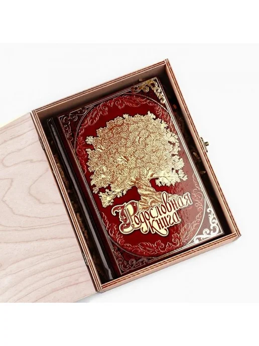 Подарки от Михалыча Родословная книга Кодекс семьи (в шкатулке), коричневый, фото 3