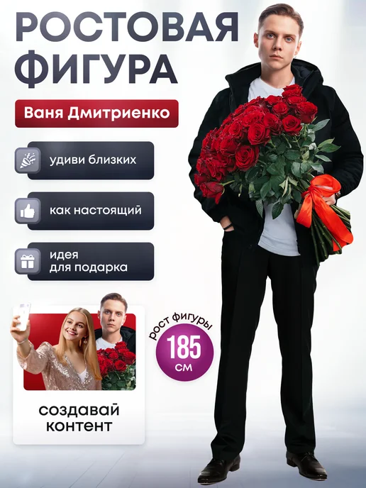 Дорогая, купи! Ростовая фигура Ваня Дмитриенко, черный