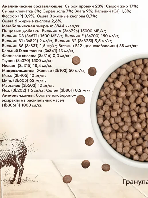Сухой корм PREMIER.PET для собак, мелкие, ягненок, 1 кг, фото 3