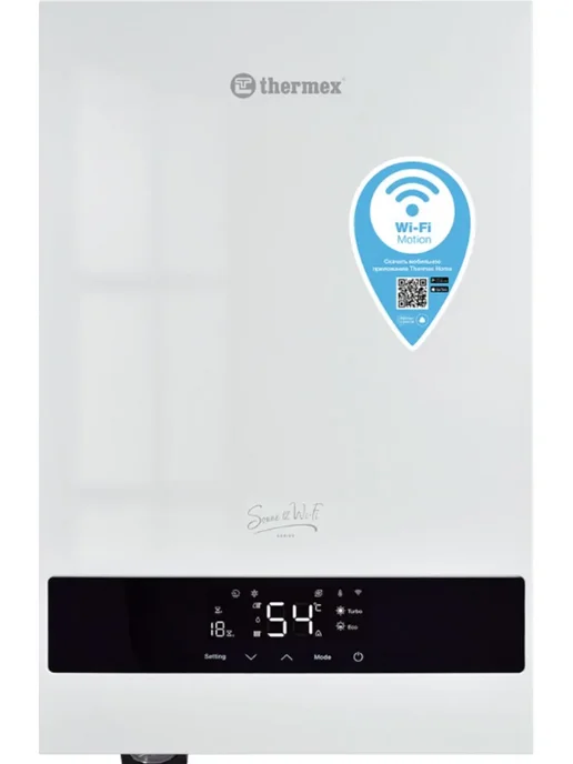 THERMEX Электрический котел Sonne 12 Wi-Fi, настенный, белый, фото 3