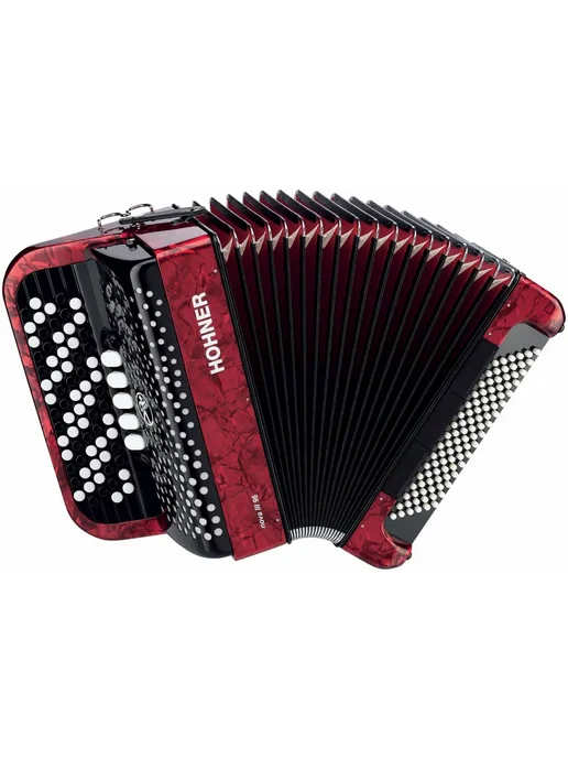 HOHNER Nova III 96 (A4273) red - кнопочный аккордеон, красный