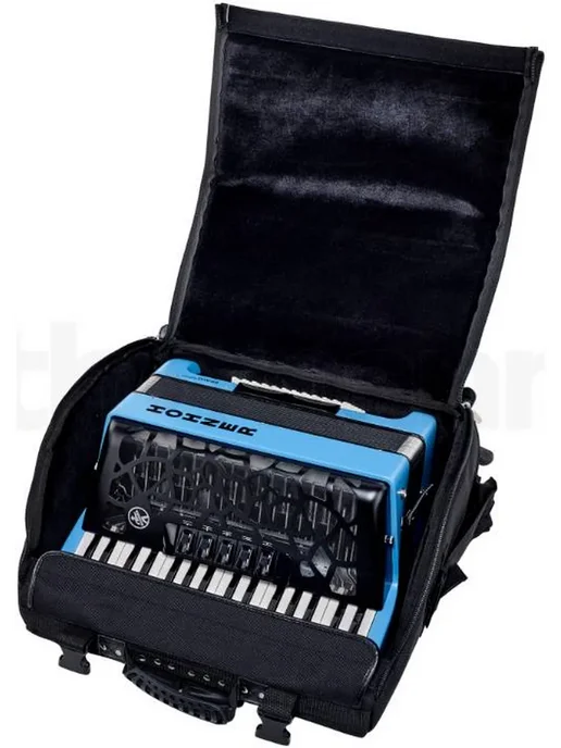 HOHNER Аккордеон 3 4 A166153, 3-х гол, 72 б, правая клавиатура G-E, голубой, фото 5