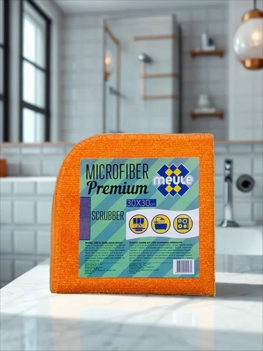 Meule Тряпочка-скрабер из микрофибры 30*30 см, 30x30 см, фото 2
