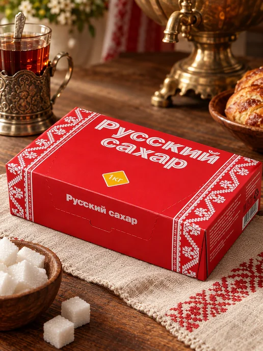 Русский сахар Сахар рафинад Русский 1 кг, 1 кг, фото 2
