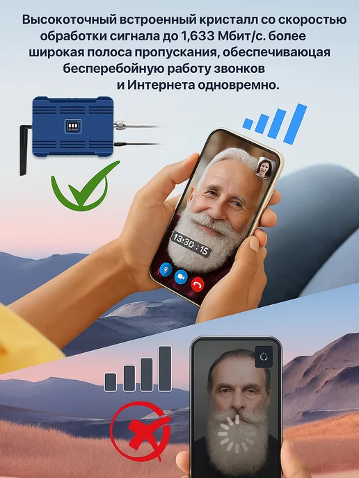 Verleza Усилитель сотовой связи и интернета LTE 900-1800-2100 МГц, серый, фото 8