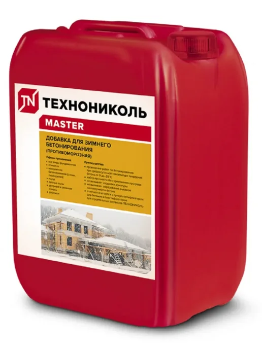 Добавка для зимнего бетонирования Технониколь (противоморозная; 1 л), 10 л