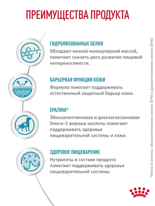 Сухой корм Royal canin Hypoallergenic для собак, 4 кг, фото 3